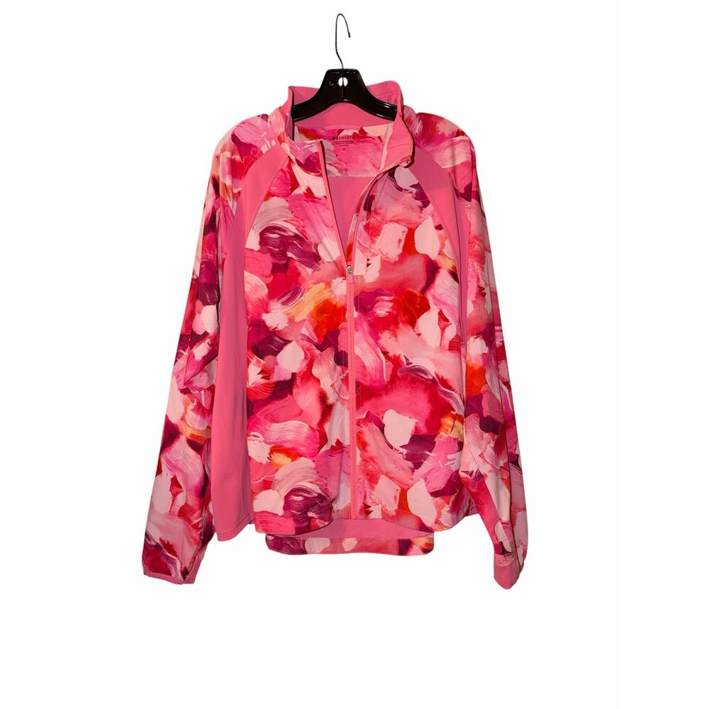 ATHLETA Women’s 2XL Run With It Floral Print Jacket